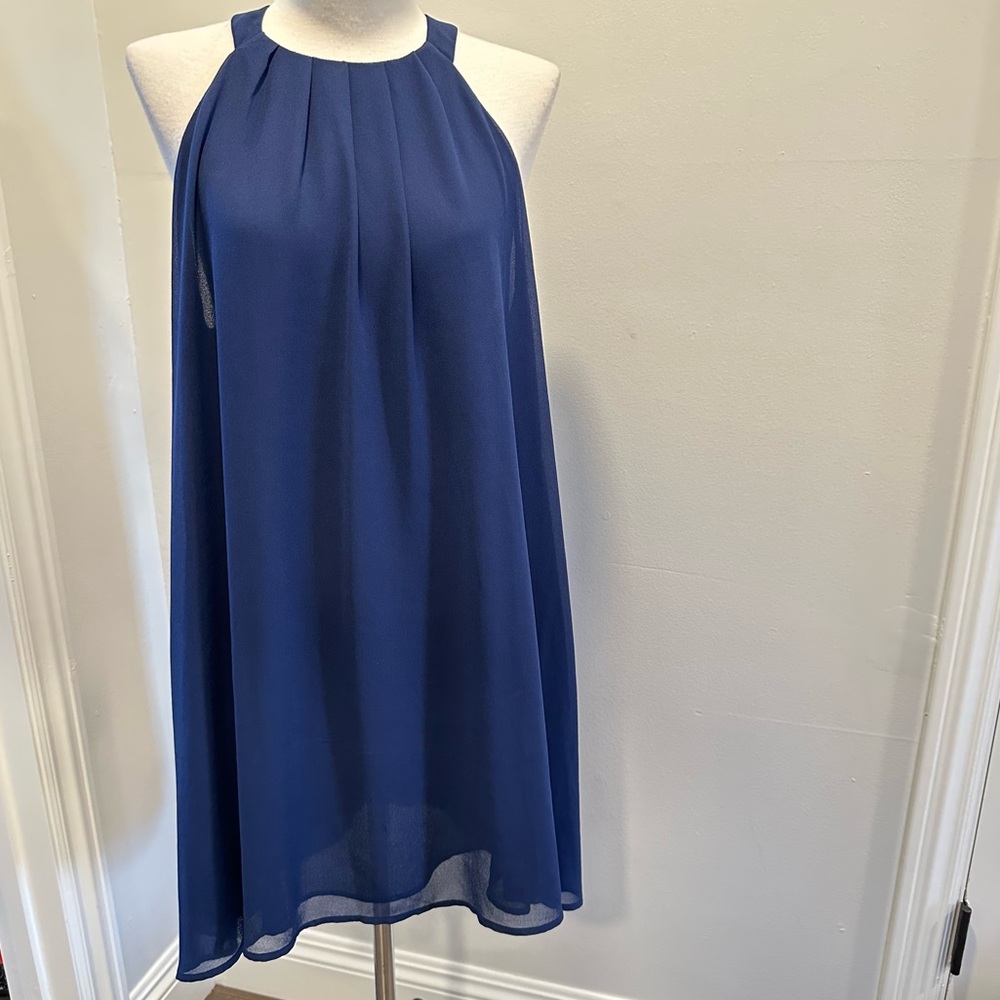 NWT Astr The Label Navy Dress Size Small